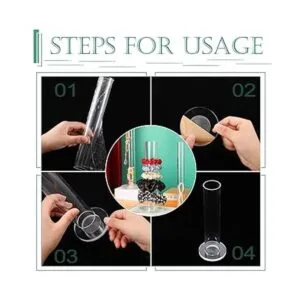 3 soportes de acrílico para coleteros de 9 pulgadas_3