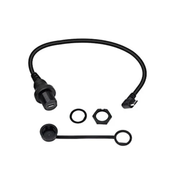 Cerrxian 11.8 in ángulo recto Micro USB Mount Extensión_1