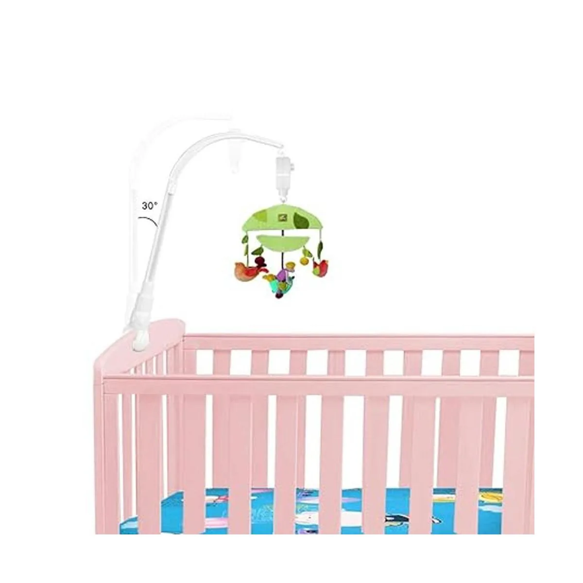 AFUNTA Soporte para la cuna de bebé de 23 pulgadas con_4