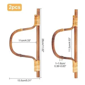 PH PandaHall 2 asas de repuesto asas de bambú de madera_3