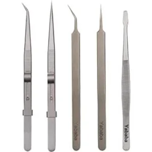 Pinzas juego de 5 pinzas de precisión kit de pinzas_1