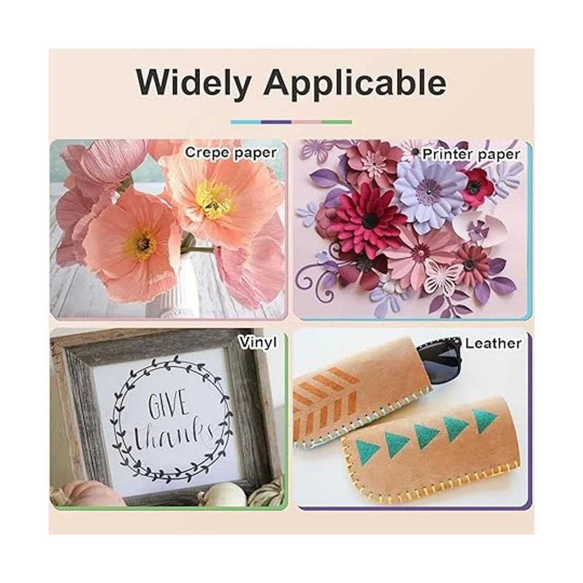 HTVRONT Alfombrilla de corte para Cricut paquete de 5_4