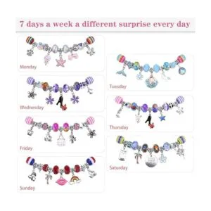 Victlov Kit de 126 piezas para hacer pulseras_6