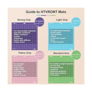 HTVRONT Alfombrilla de corte para Cricut paquete de 5_5