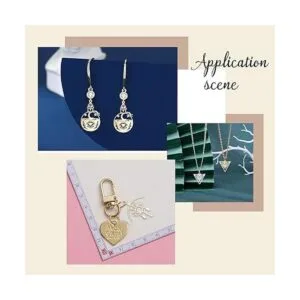 DICOSMETIC Colgante de acero inoxidable de ojo egipcio con_7