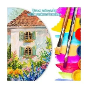 Paquete de 6 círculos redondos de madera de 14 pulgadas_3