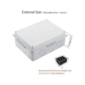 LeMotech Caja de conexiones con agujeros reservados caja_2