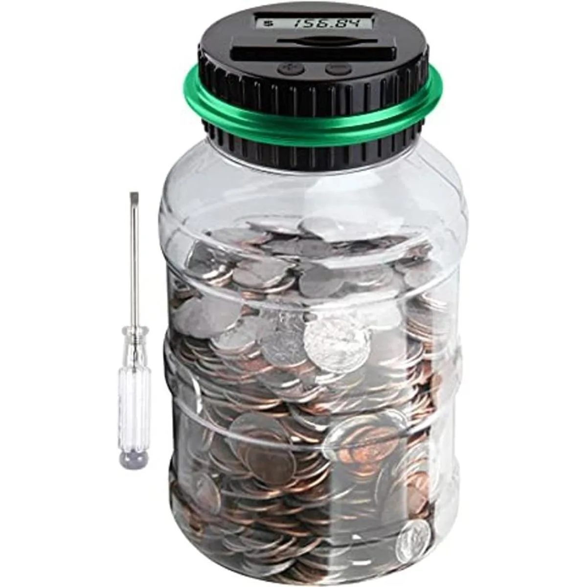 Vcertcpl Alcancía grande para adultos y niños banco_1