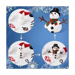 Paquete de 9 piezas para construir un muñeco de nieve_4