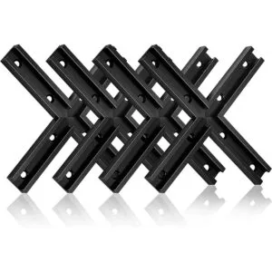 CLEAR STYLE Juego de 4 pistas en T para intersección de_1