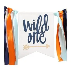 Wild One Banner para primer cumpleaños Cartel de silla_7