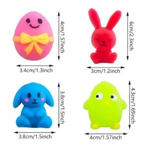 48 piezas de juguetes esponjosos de Pascua Mochi para_4