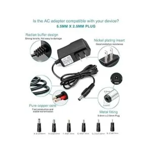 Cable de carga de cargador adaptador DC de 15 V 1 A para_4