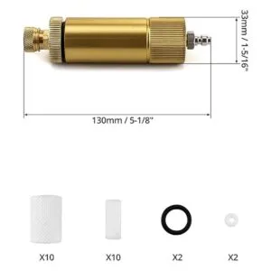 QWORK 30Mpa separador de agua de aceite bomba de mano PCP_6