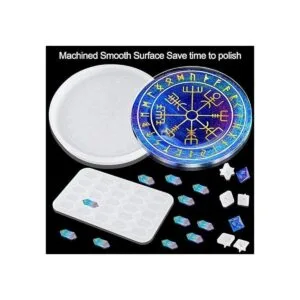 NiArt Rune Divination Juego de moldes de resina epoxi_3