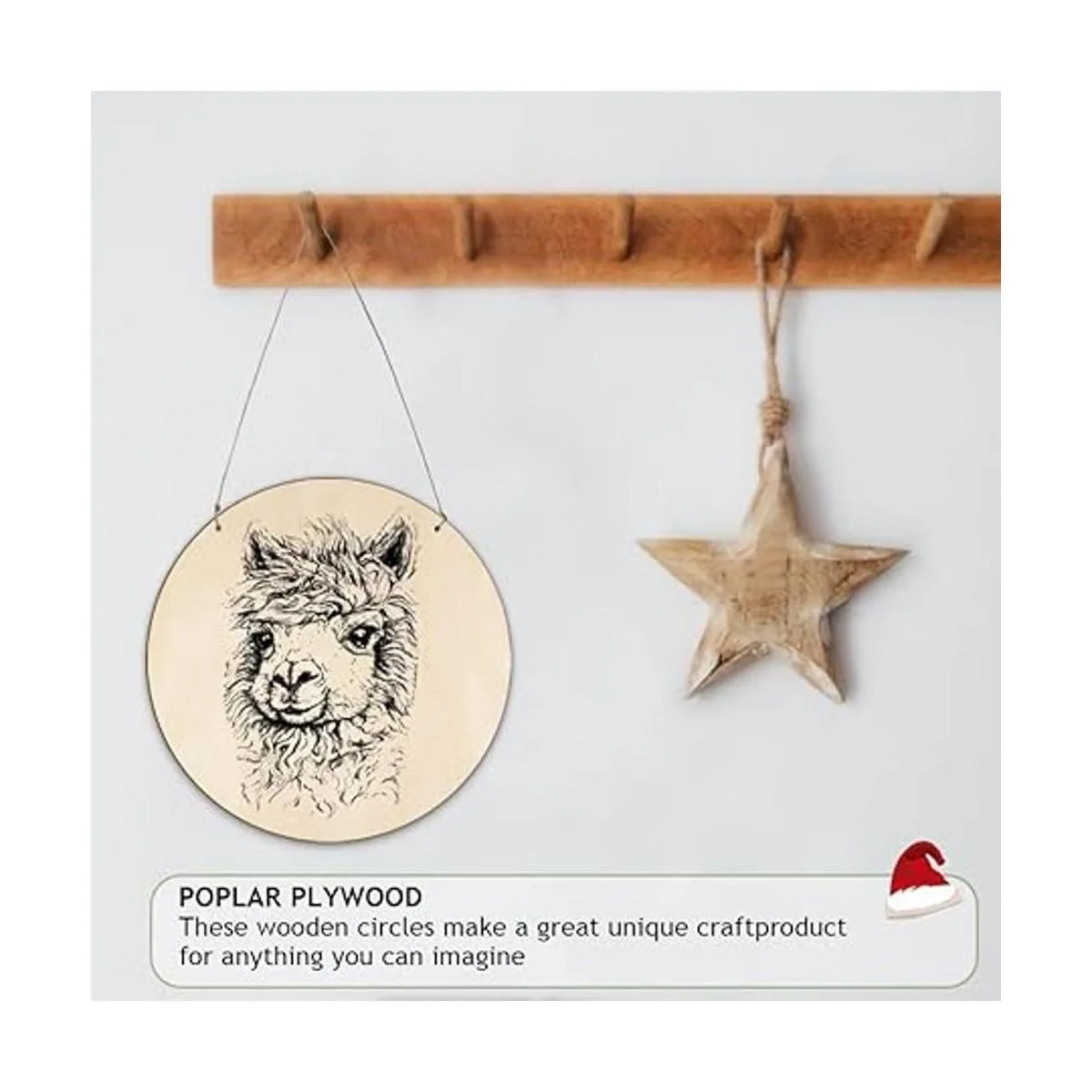 FSWCCK 8 círculos de madera en blanco de 12 pulgadas para_7