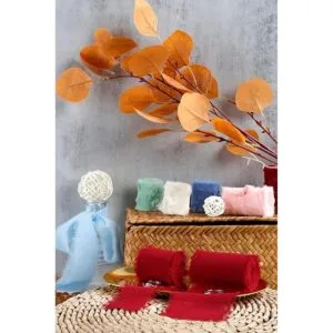 Joycrosso 3 rollos de cinta de gasa hecha a mano con_4