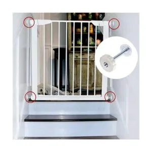 Paquete de 4 barras de husillo roscadas para puertas de_6