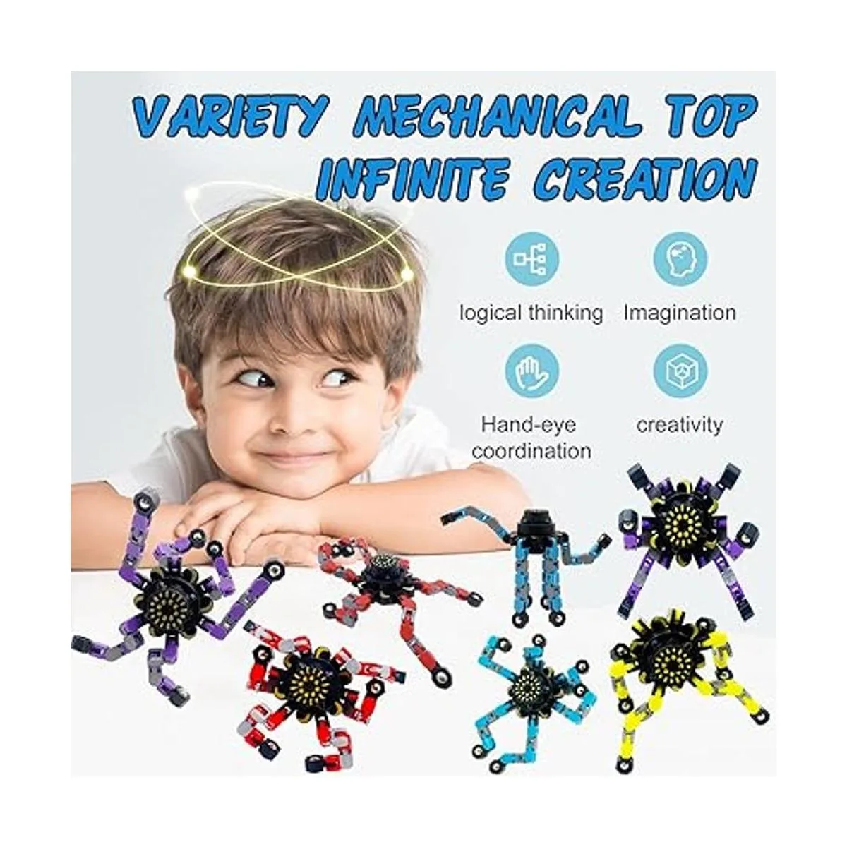 16 piezas Gyro en la punta de los dedos parte superior_3