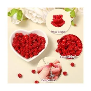 140 piezas de suministros para hacer rosarios cuentas de_2