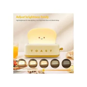QANYI Linda lámpara de noche LED de pan tostado lámpara_3