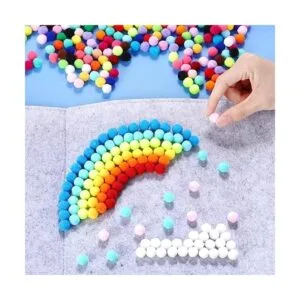 4000 pompones para manualidades varios pompones de 0.3_5