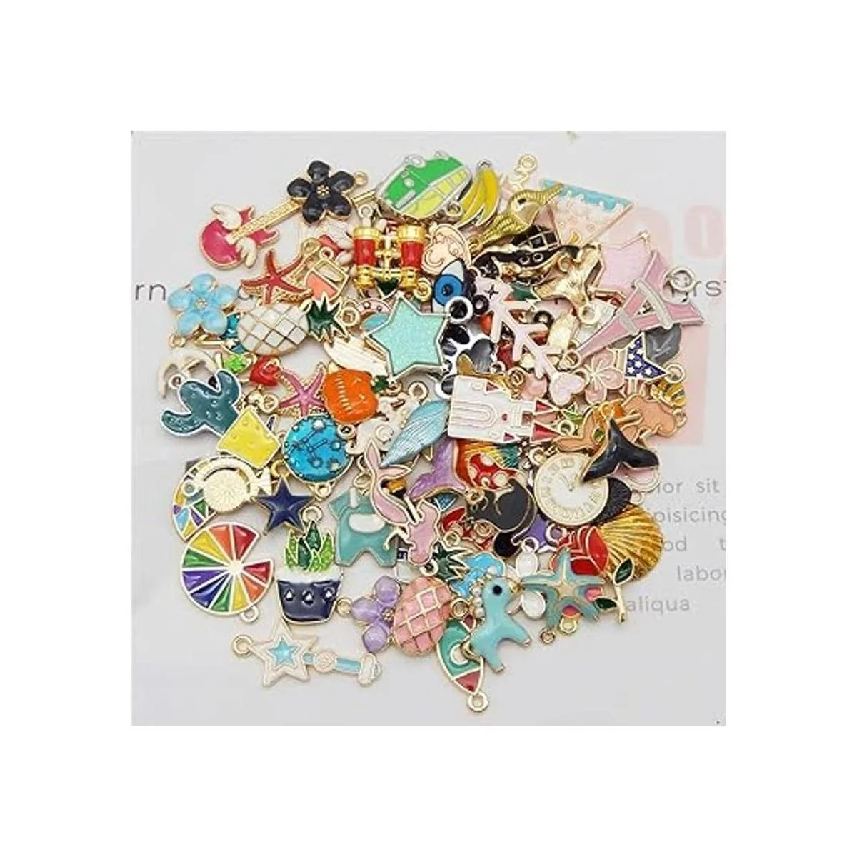 JJG 100 unidades 50 pares de frutas surtidas animales_4