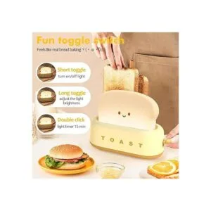 QANYI Linda lámpara de noche LED de pan tostado lámpara_2