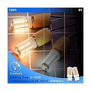 Bombilla LED G9 regulable de 5 W 2700 K suave blanco_4