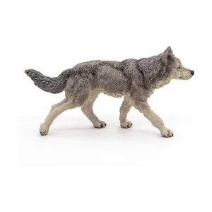 Figura de lobo gris de Wild Animal KIngdom de Papo_4