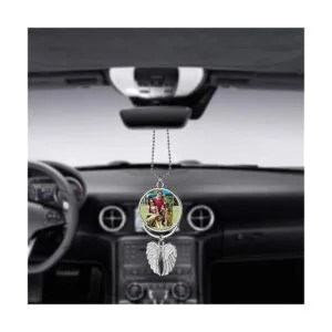 Ouhoe Adorno colgante de coche colgante de espejo_5