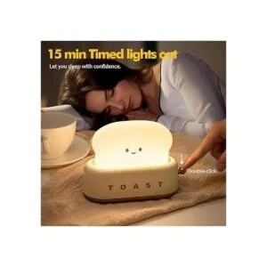 QANYI Linda lámpara de noche LED de pan tostado lámpara_4