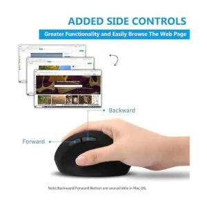 Mouse inalámbrico vertical mouse ergonómico vertical_5