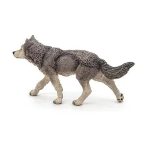 Figura de lobo gris de Wild Animal KIngdom de Papo_6