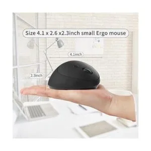 Mouse inalámbrico vertical mouse ergonómico vertical_4