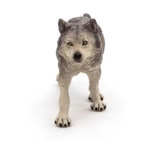 Figura de lobo gris de Wild Animal KIngdom de Papo_2
