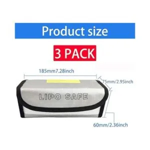 3 bolsas de 7.283 x 2.953 x 2.362 in Lipo Safe Bag_3