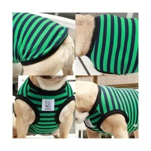 iChoue Camisetas de rayas para perro chaleco sin mangas_5
