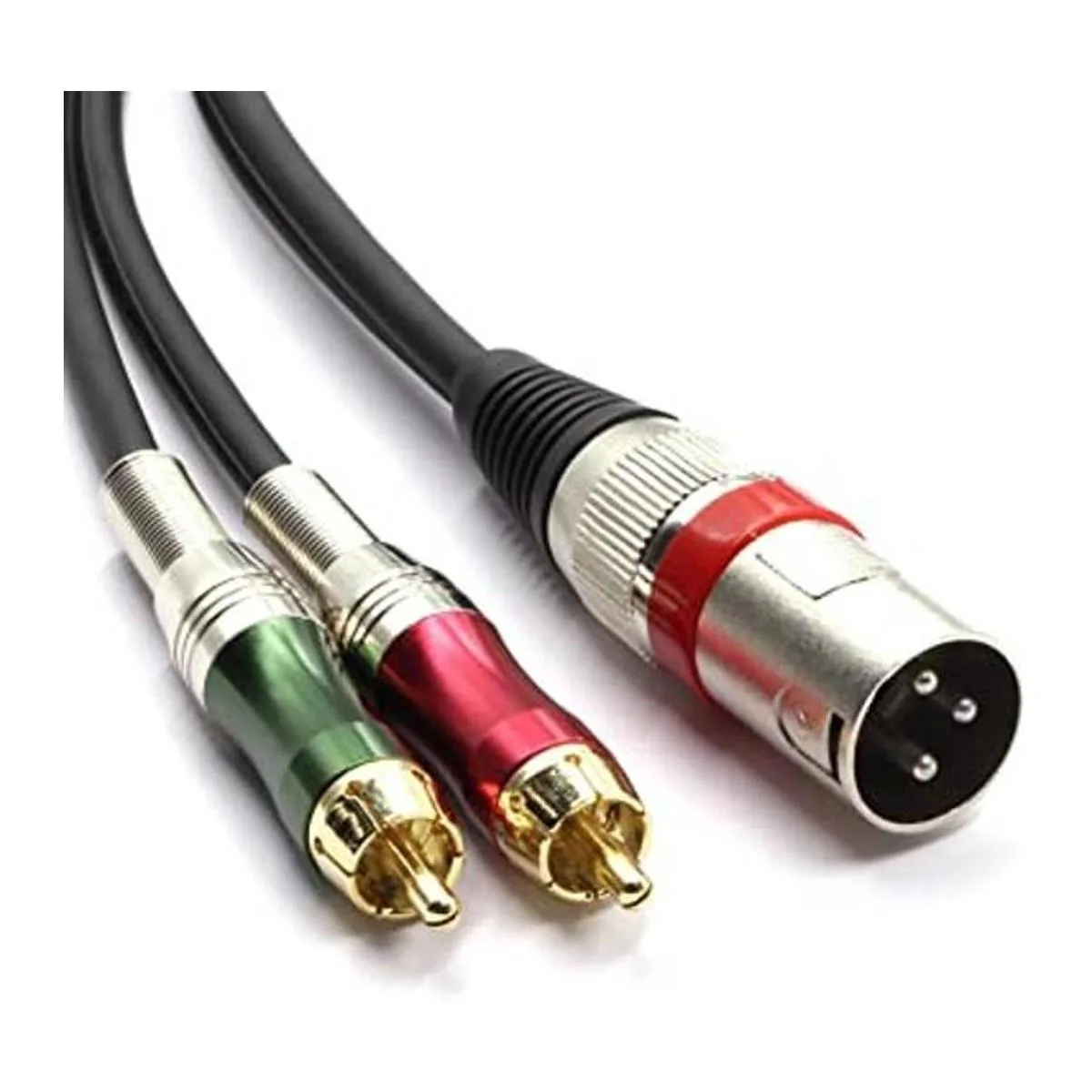 SiYear XLR macho a 2 cables de conexión divisores en Y 1_1