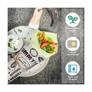 150 hojas de papel de cera de periódico papel de_3