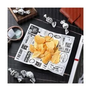 150 hojas de papel de cera de periódico papel de_7