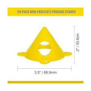 KATA Paquete de 56 soportes de pintura mini soportes de_2
