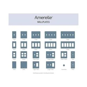 Amerelle 77TTDDB Metro Line Placa de pared con 2_3