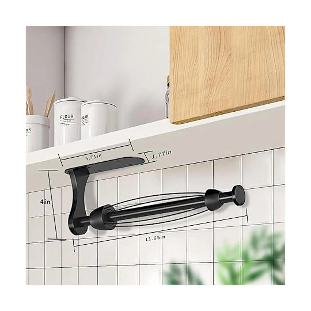 Swaitee Soporte para toallas de papel soporte para_5