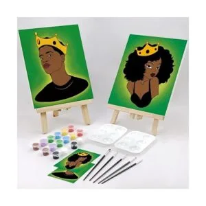 Kit de pintura y sorbo predibujado para pintar para_2