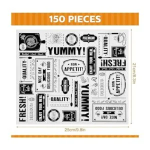 150 hojas de papel de cera de periódico papel de_2