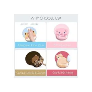 Lindo soporte ergonómico para muñeca de ratón 20 más_2