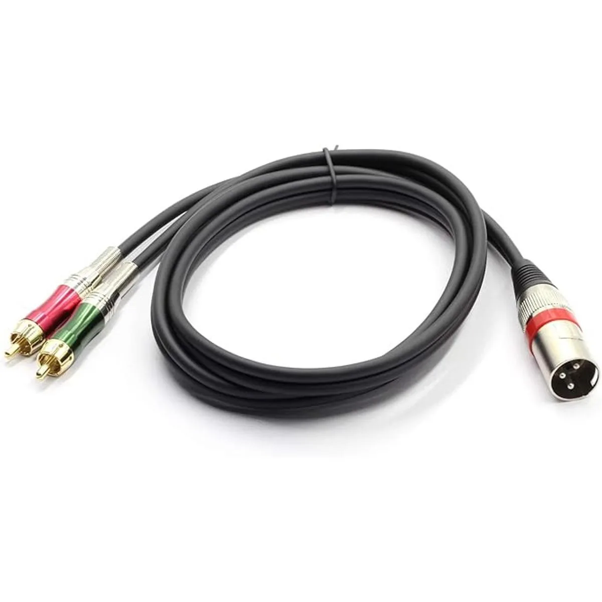 SiYear XLR macho a 2 cables de conexión divisores en Y 1_6