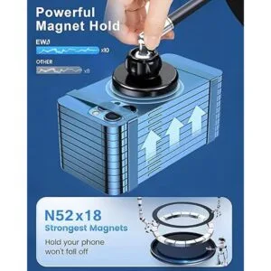 EWA Magnetic Phone Stand 360Rotation Adjustable Cell_2