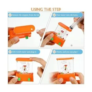 Juego de 6 piezas de agua de mano para juegos de anillos_4